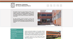 Desktop Screenshot of hospitalcentral.gob.mx